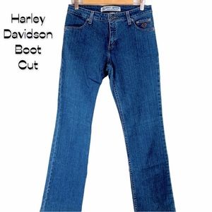 Harley Davidson Women’s Motor Clothes Bootcut Jeans Size 6